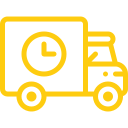 иконка грузовика желтая